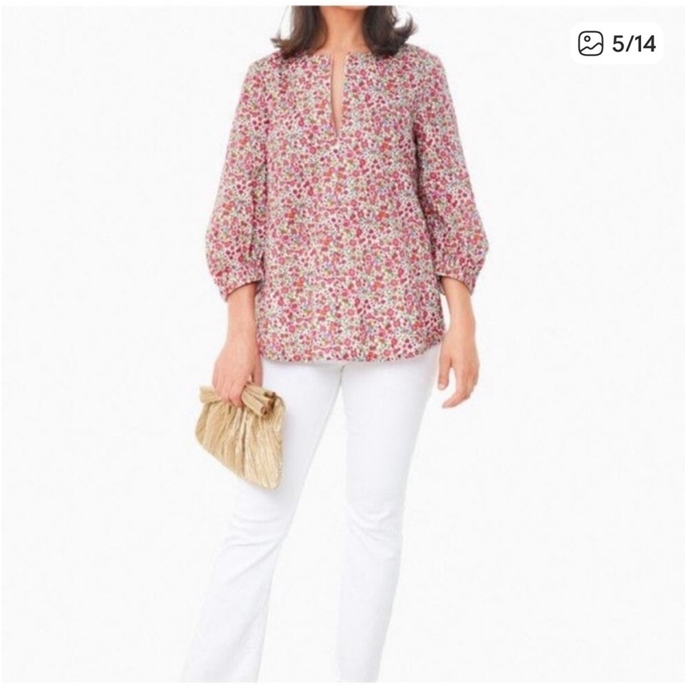Tuckernuck Pomander Place Zip Blouse Kieren XS - Picture 3 of 9